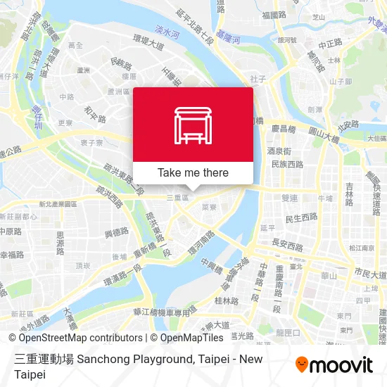 三重運動場 Sanchong Playground map