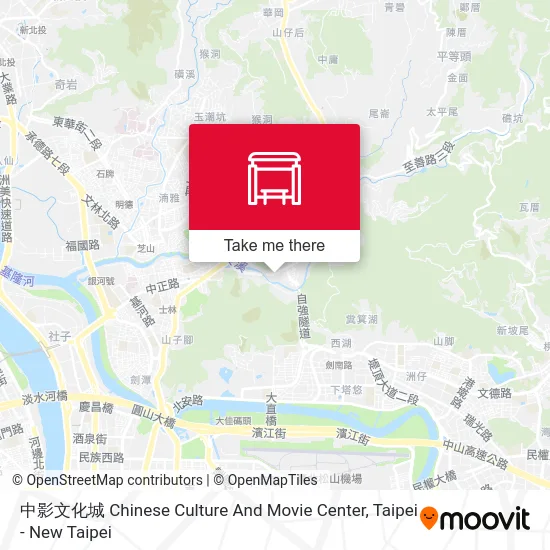 中影文化城 Chinese Culture And Movie Center map