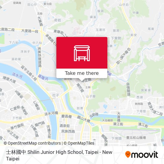 士林國中 Shilin Junior High School map