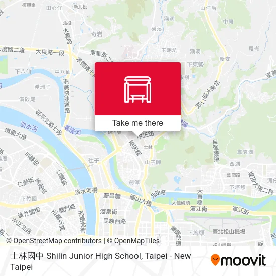 士林國中 Shilin Junior High School map