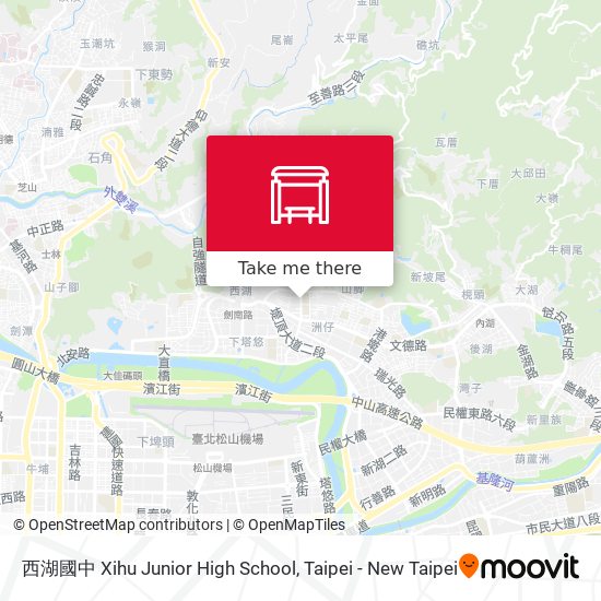 西湖國中 Xihu Junior High School map