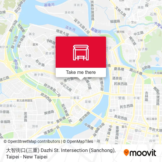 大智街口(三重) Dazhi St. Intersection (Sanchong) map