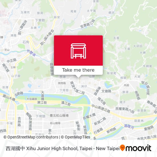 西湖國中 Xihu Junior High School地圖