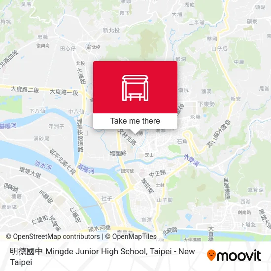 明德國中 Mingde Junior High School地圖