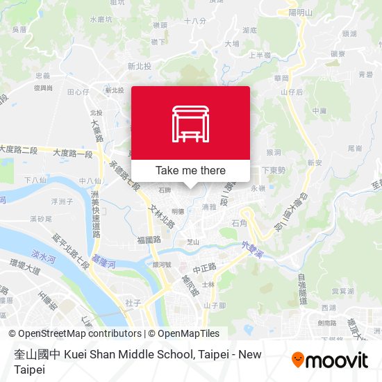 奎山國中 Kuei Shan Middle School map