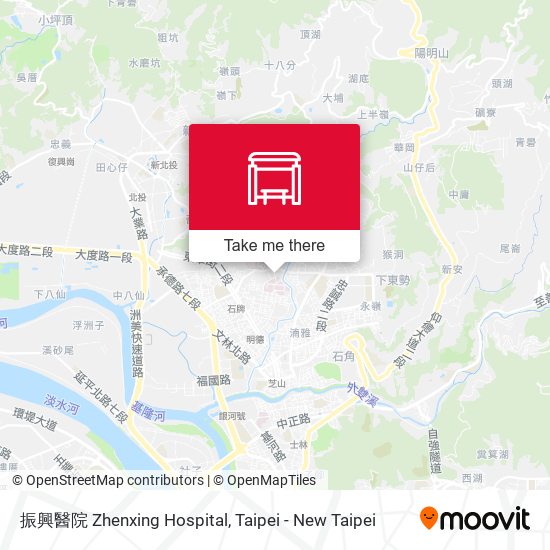 振興醫院 Zhenxing Hospital map