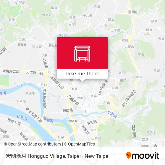 宏國新村 Hongguo Village地圖