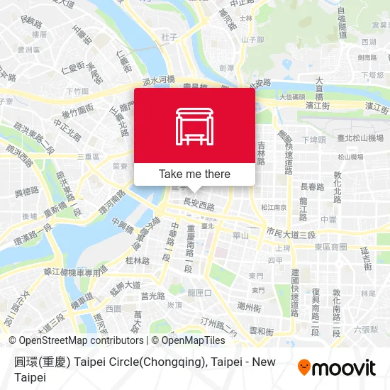 圓環(重慶) Taipei Circle(Chongqing) map