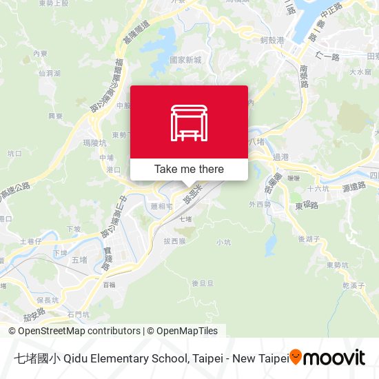 七堵國小 Qidu Elementary School map