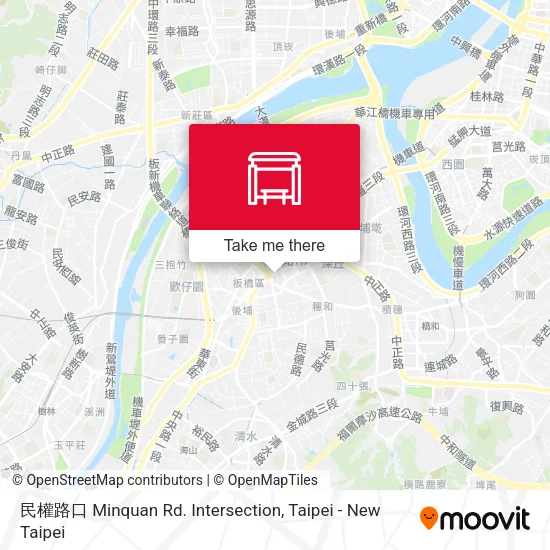 民權路口 Minquan Rd. Intersection地圖