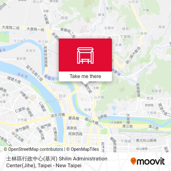 士林區行政中心(基河) Shilin Administration Center(Jihe) map