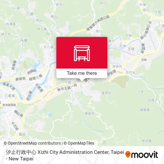 汐止行政中心 Xizhi City Administration Center地圖