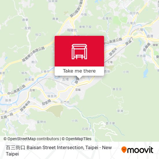 百三街口 Baisan Street Intersection map