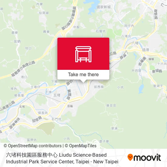 六堵科技園區服務中心 Liudu Science-Based Industrial Park Service Center map