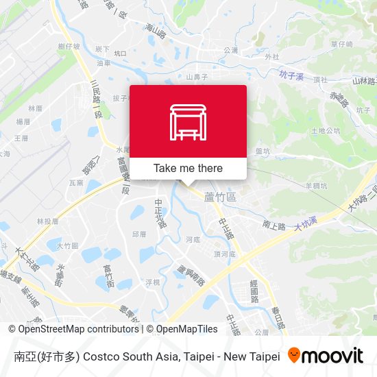 南亞(好市多) Costco South Asia map