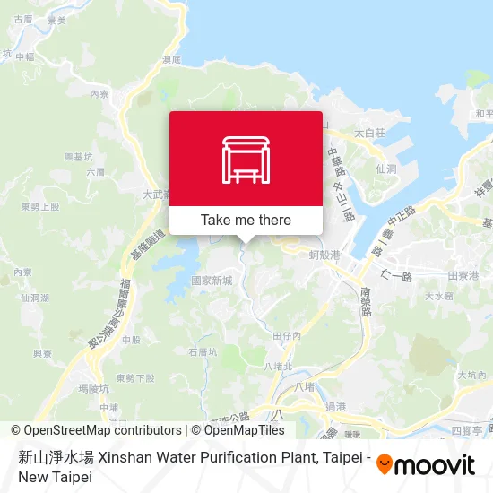 新山淨水場 Xinshan Water Purification Plant map