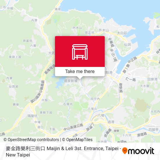 麥金路樂利三街口 Maijin & Leli 3st. Entrance map
