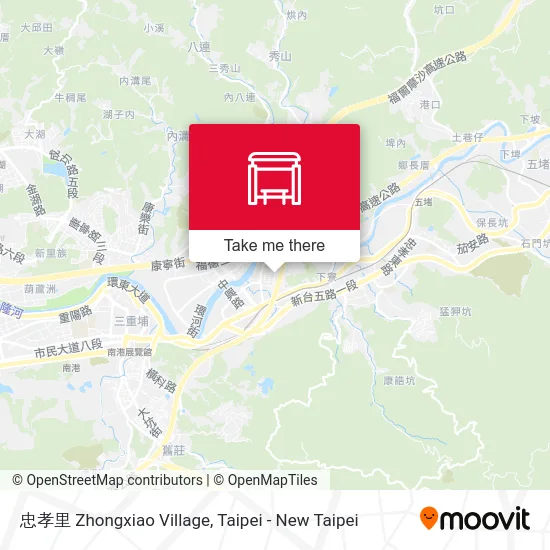 忠孝里 Zhongxiao Village map