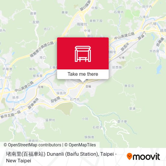 堵南里(百福車站) Dunanli (Baifu Station)地圖