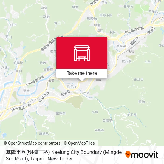 基隆市界(明德三路) Keelung City Boundary (Mingde 3rd Road) map