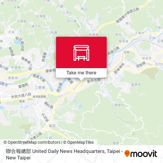 聯合報總部 United Daily News Headquarters map