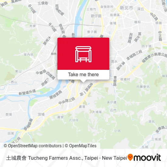 土城農會 Tucheng Farmers Assc. map