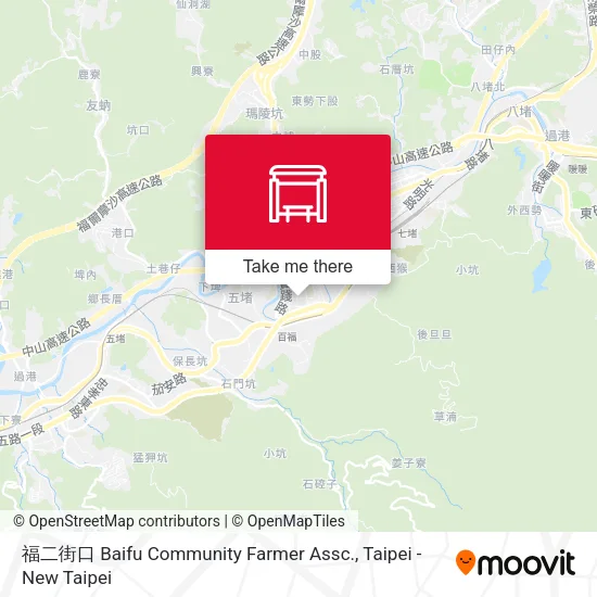 福二街口 Baifu Community Farmer Assc.地圖