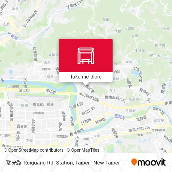 瑞光路 Ruiguang Rd. Station map