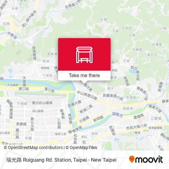 瑞光路 Ruiguang Rd. Station map