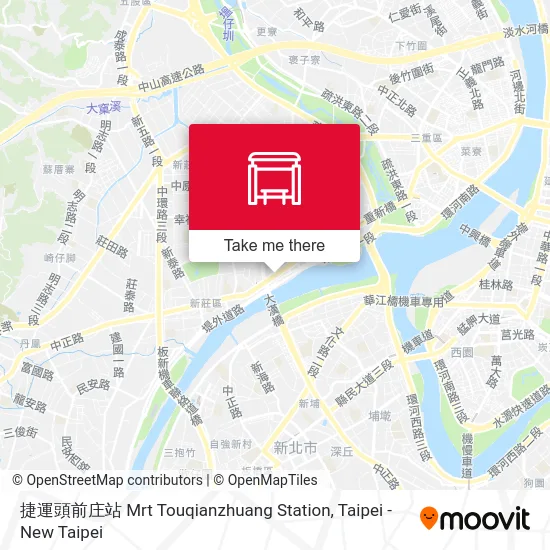 捷運頭前庄站 Mrt Touqianzhuang Station map