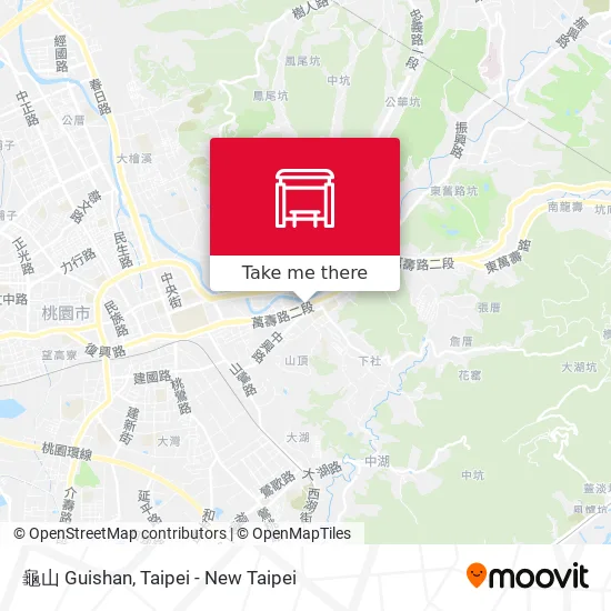 龜山 Guishan map