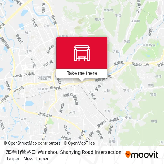 萬壽山鶯路口 Wanshou Shanying Road Intersection map