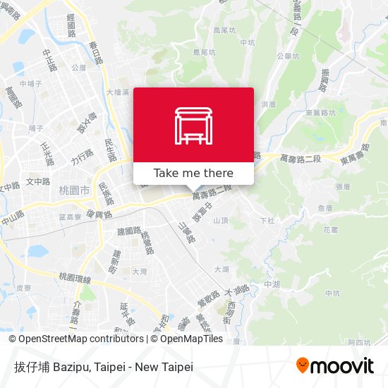 拔仔埔 Bazipu map