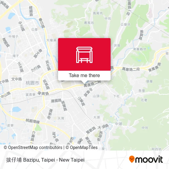 拔仔埔 Bazipu map