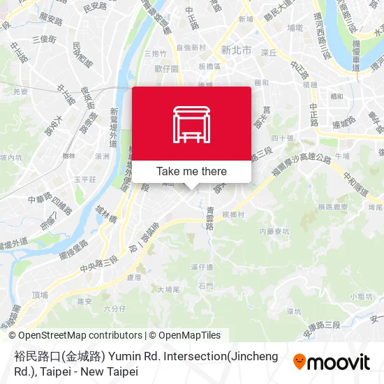 裕民路口(金城路) Yumin Rd.  Intersection(Jincheng Rd.)地圖