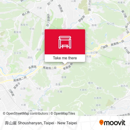壽山巖 Shoushanyan map