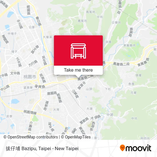 拔仔埔 Bazipu map