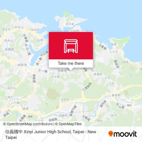 信義國中 Xinyi Junior High School地圖