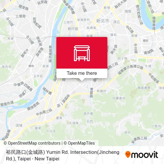 裕民路口(金城路) Yumin Rd.  Intersection(Jincheng Rd.) map