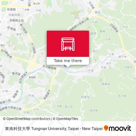 東南科技大學 Tungnan University map