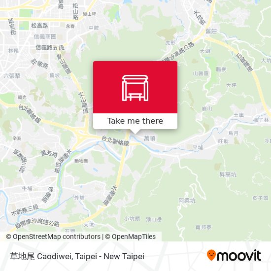 草地尾 Caodiwei地圖