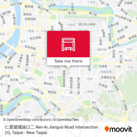 仁愛建國路口二 Ren-Ai Jianguo Road Intersection (Ii) map