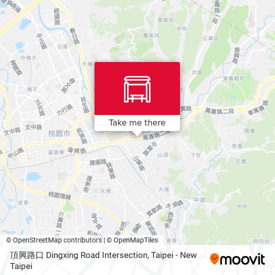 頂興路口 Dingxing Road Intersection map
