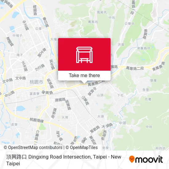 頂興路口 Dingxing Road Intersection map