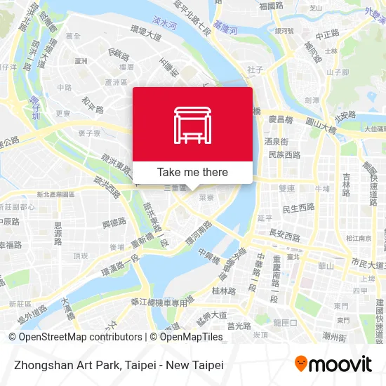 中山藝術公園 Zongshan Art Park地圖