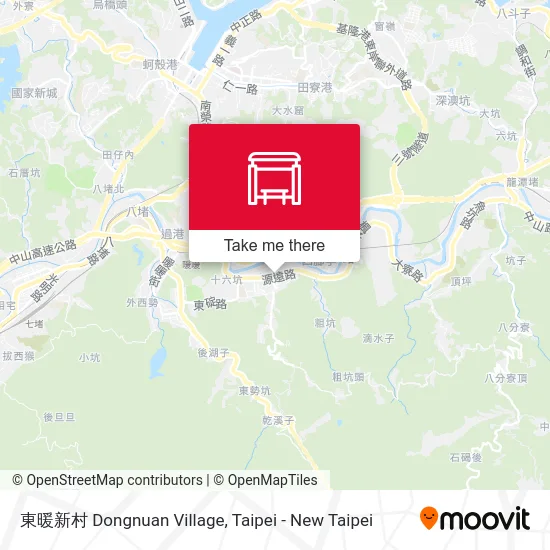 東暖新村 Dongnuan Village map