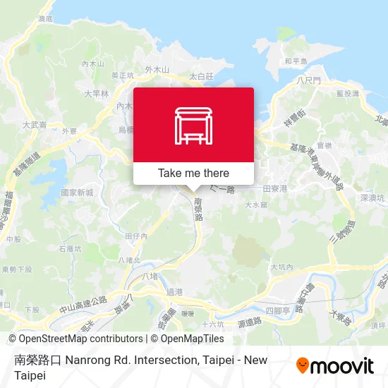 南榮路口 Nanrong Rd. Intersection map