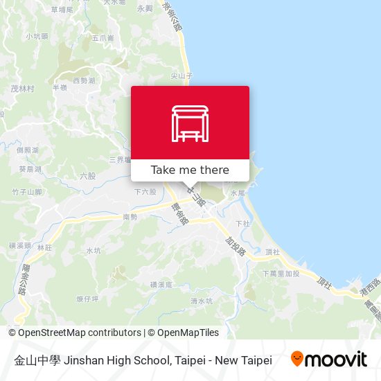 金山中學 Jinshan High School地圖