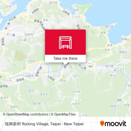 瑞興新村 Ruixing Village map