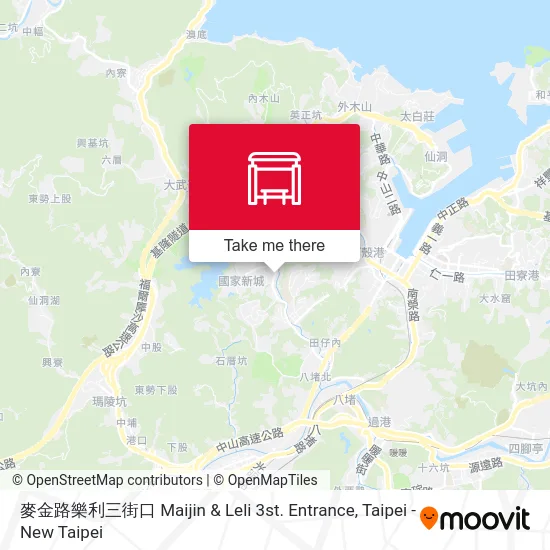 麥金路樂利三街口 Maijin & Leli 3st. Entrance map